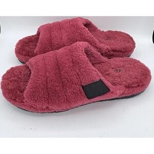 UGG Men's Fluff You Slipper - 1117473 Red Size 12 EUC